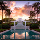 Laie Fountain Sunset