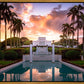 Laie Fountain Sunset