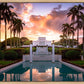 Laie Fountain Sunset