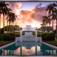 Laie Fountain Sunset