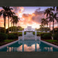 Laie Fountain Sunset