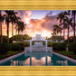Laie Fountain Sunset