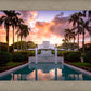 Laie Fountain Sunset