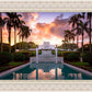 Laie Fountain Sunset