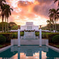 Laie Fountain Sunset