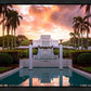 Laie Fountain Sunset
