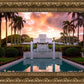 Laie Fountain Sunset