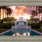 Laie Fountain Sunset