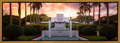 Laie Fountain Sunset