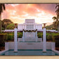 Laie Fountain Sunset