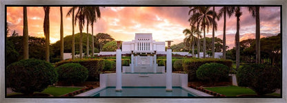 Laie Fountain Sunset