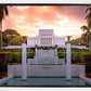 Laie Fountain Sunset
