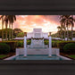Laie Fountain Sunset