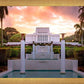 Laie Fountain Sunset