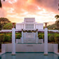 Laie Fountain Sunset