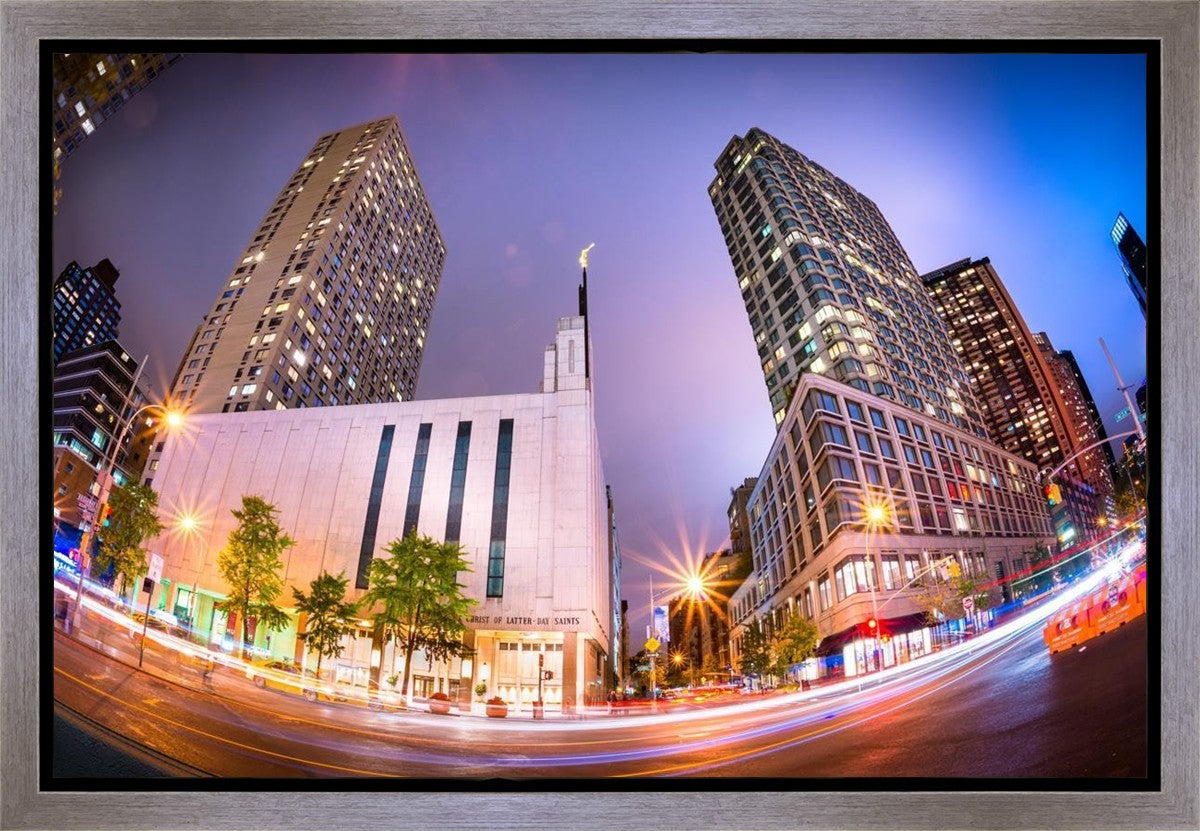 Manhattan Night Fisheye