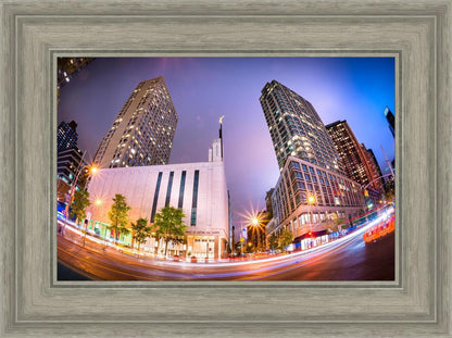 Manhattan Night Fisheye