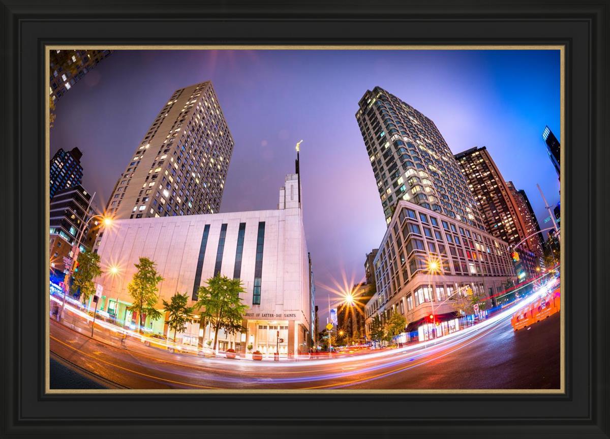 Manhattan Night Fisheye