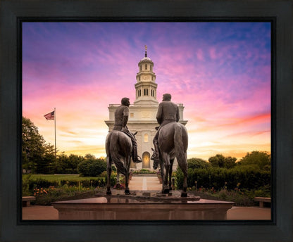 Nauvoo Joseph and Hyrum Sunrise