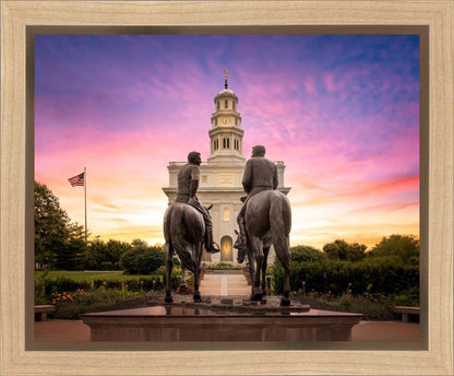 Nauvoo Joseph and Hyrum Sunrise