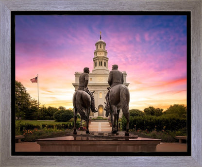 Nauvoo Joseph and Hyrum Sunrise