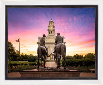 Nauvoo Joseph and Hyrum Sunrise