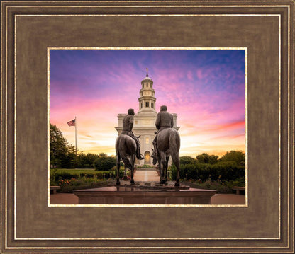 Nauvoo Joseph and Hyrum Sunrise