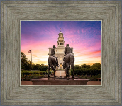 Nauvoo Joseph and Hyrum Sunrise