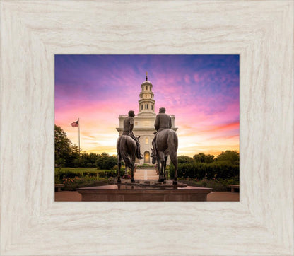 Nauvoo Joseph and Hyrum Sunrise