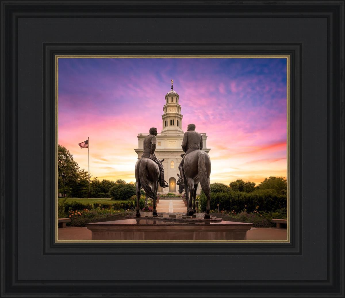Nauvoo Joseph and Hyrum Sunrise