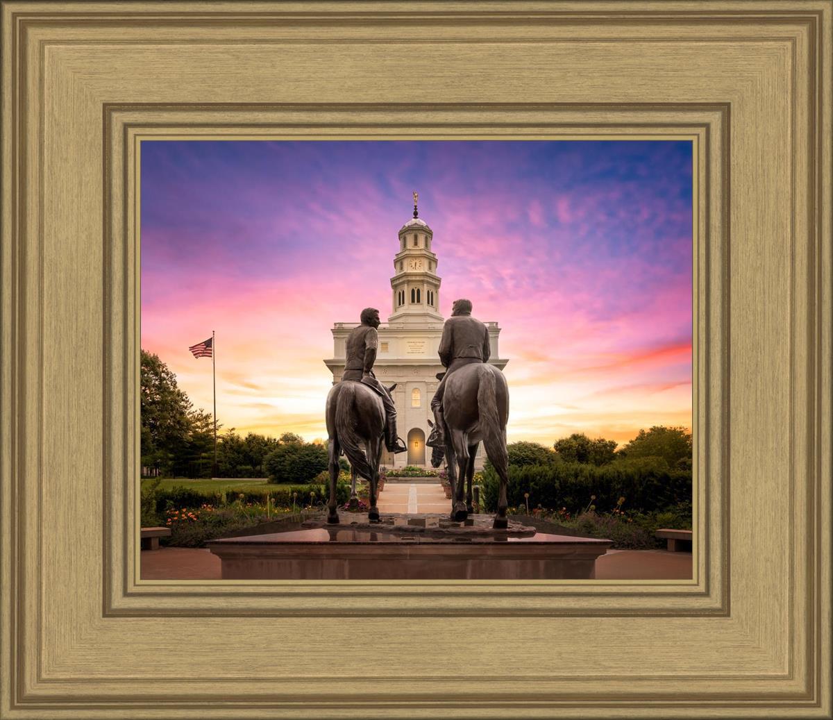Nauvoo Joseph and Hyrum Sunrise