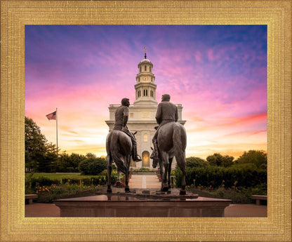 Nauvoo Joseph and Hyrum Sunrise