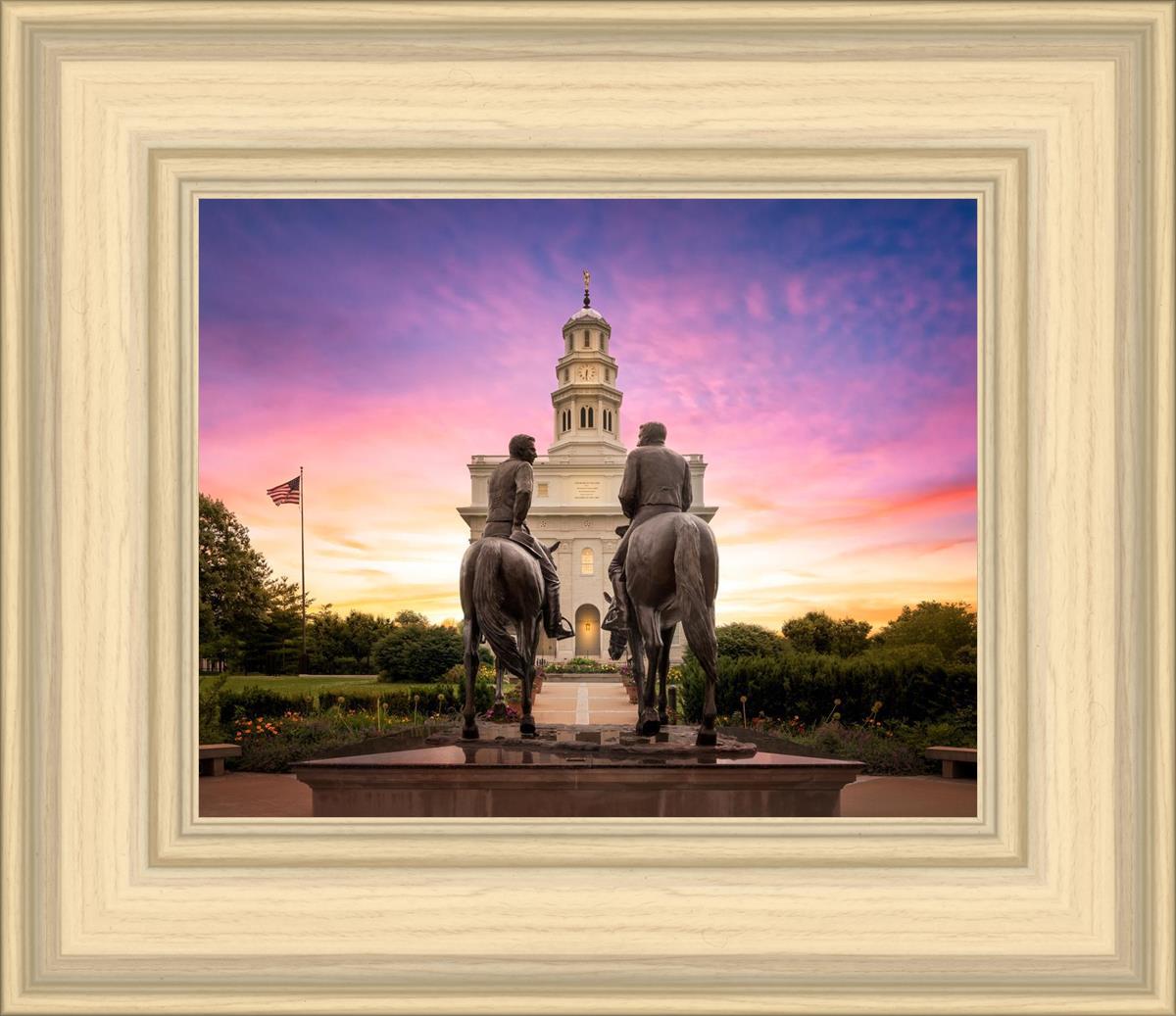 Nauvoo Joseph and Hyrum Sunrise