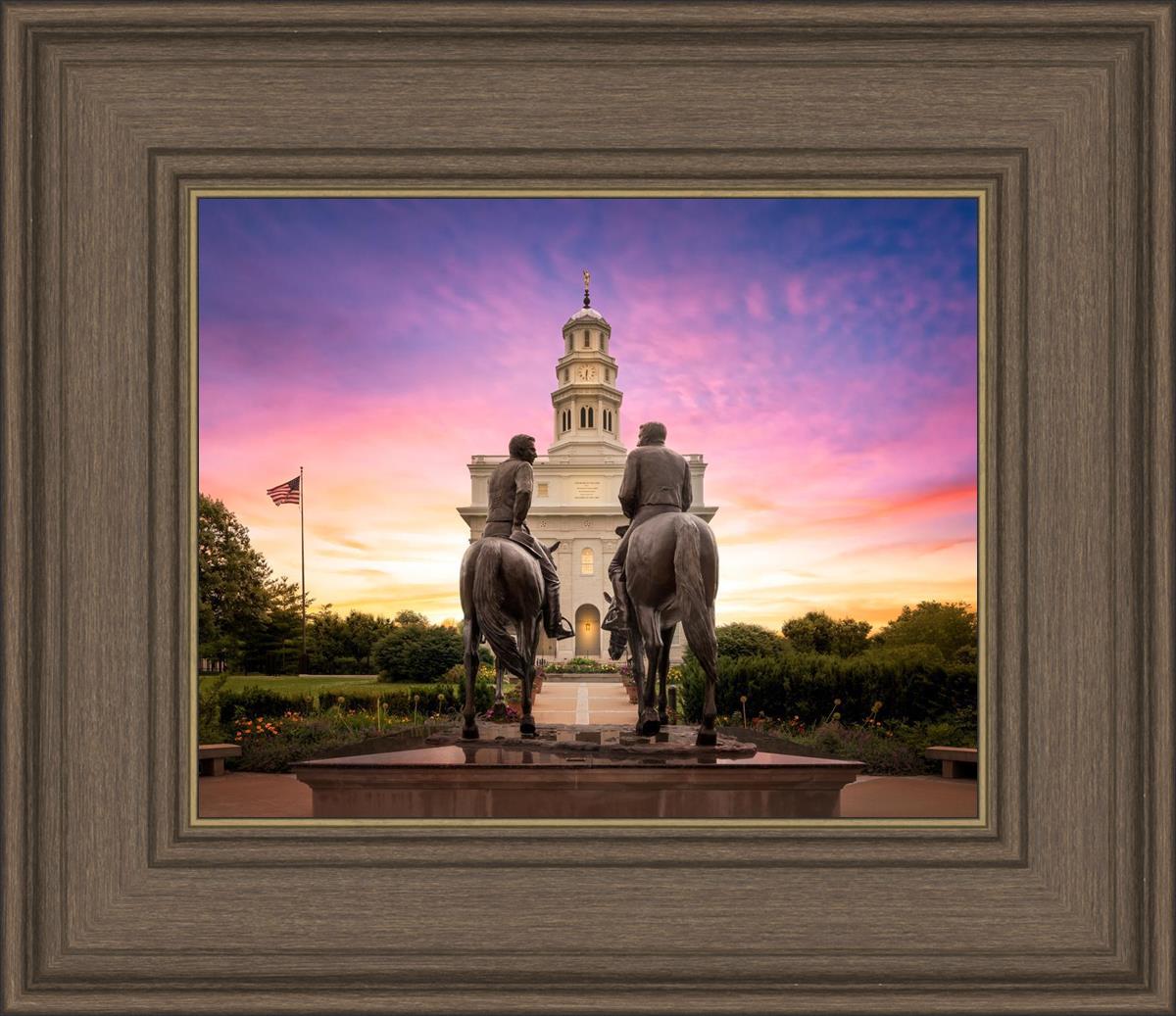 Nauvoo Joseph and Hyrum Sunrise