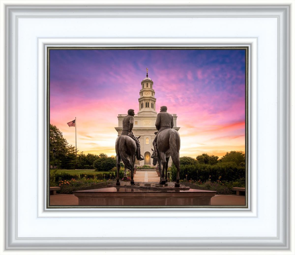 Nauvoo Joseph and Hyrum Sunrise