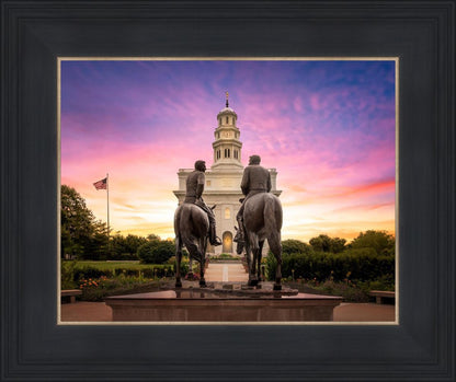 Nauvoo Joseph and Hyrum Sunrise