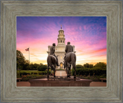 Nauvoo Joseph and Hyrum Sunrise