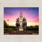 Nauvoo Joseph and Hyrum Sunrise