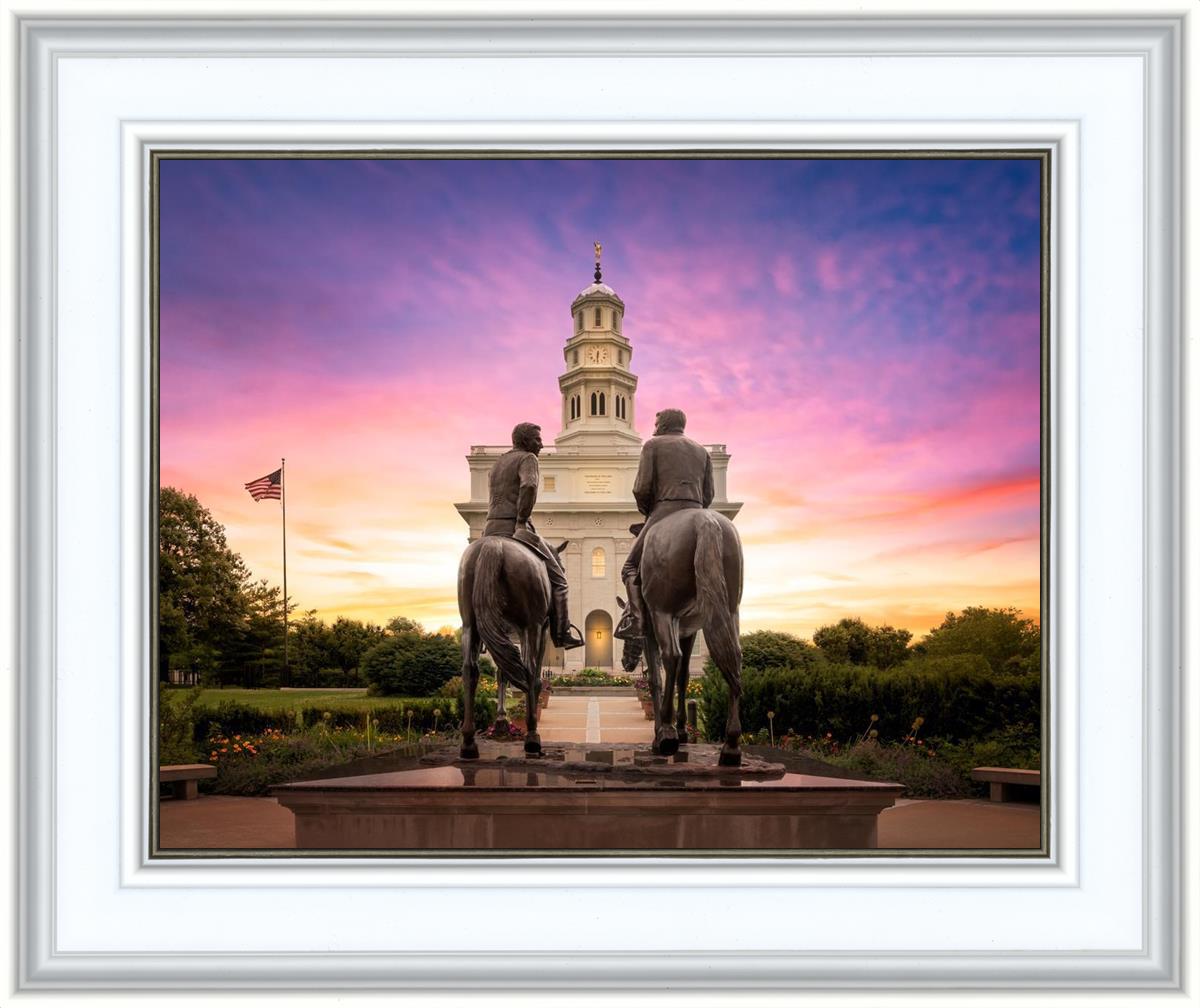 Nauvoo Joseph and Hyrum Sunrise
