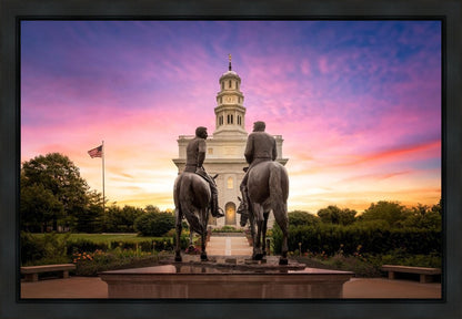 Nauvoo Joseph and Hyrum Sunrise