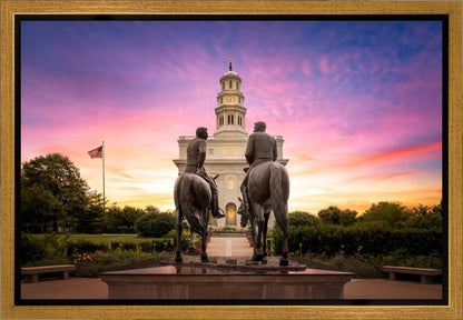 Nauvoo Joseph and Hyrum Sunrise