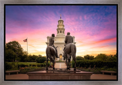 Nauvoo Joseph and Hyrum Sunrise