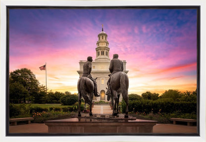 Nauvoo Joseph and Hyrum Sunrise
