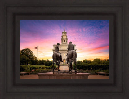 Nauvoo Joseph and Hyrum Sunrise