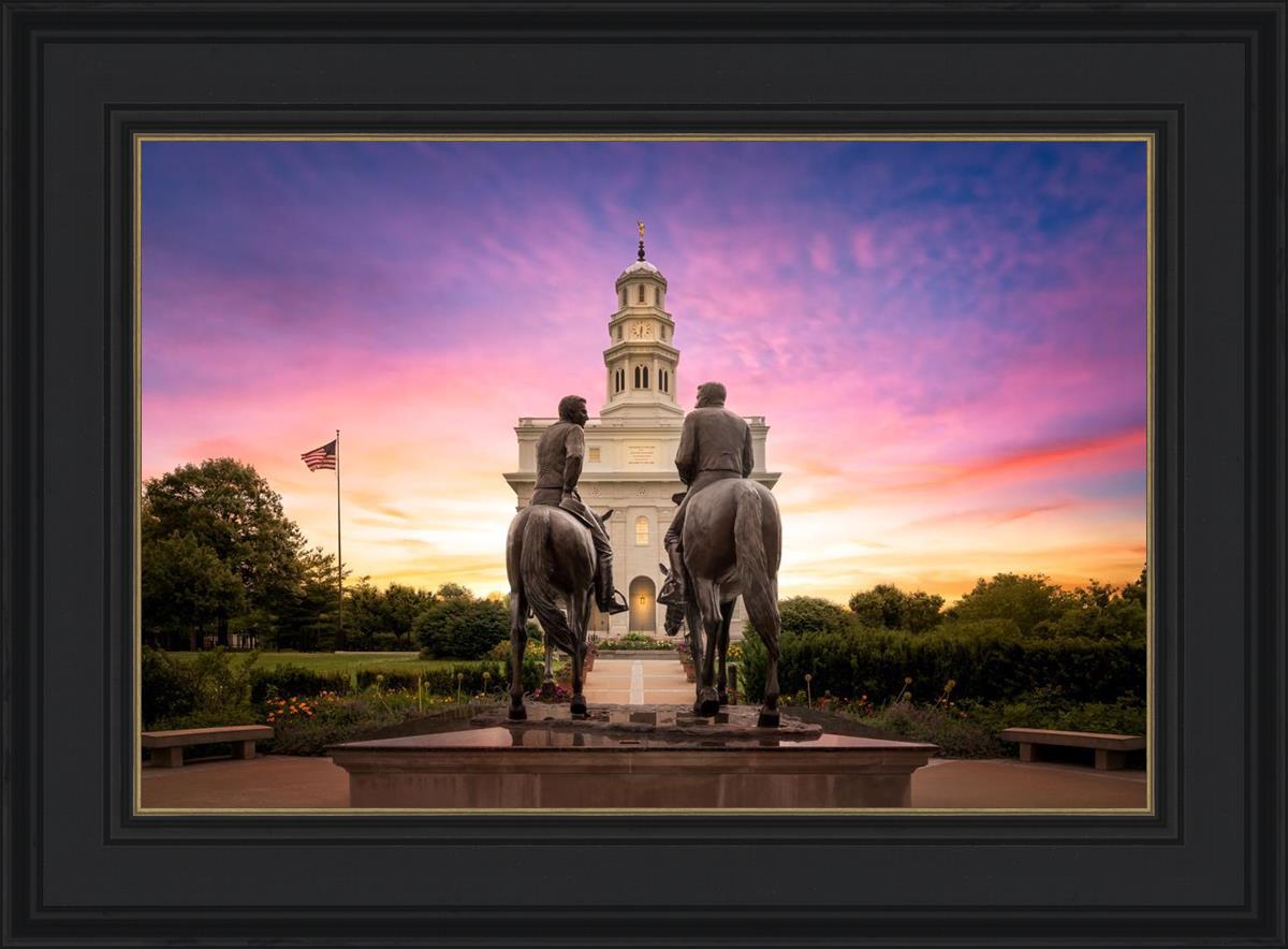 Nauvoo Joseph and Hyrum Sunrise