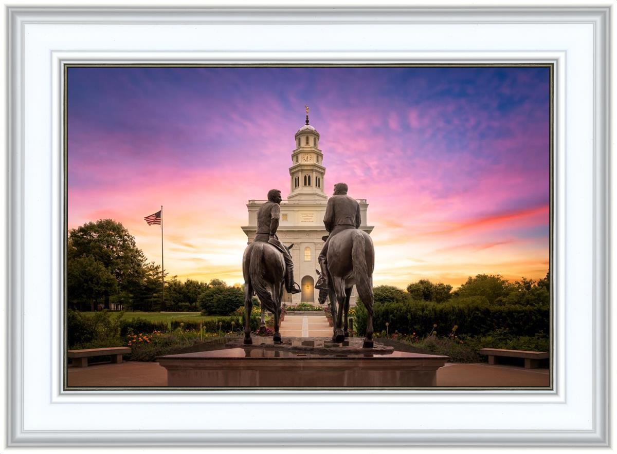 Nauvoo Joseph and Hyrum Sunrise