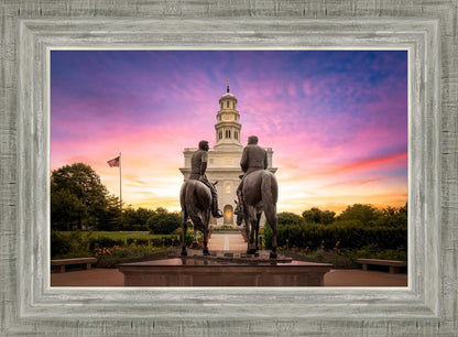 Nauvoo Joseph and Hyrum Sunrise