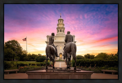 Nauvoo Joseph and Hyrum Sunrise
