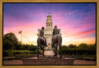 Nauvoo Joseph and Hyrum Sunrise