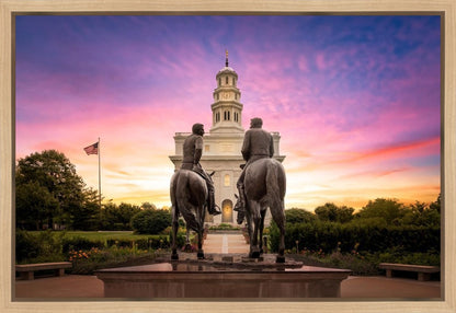 Nauvoo Joseph and Hyrum Sunrise